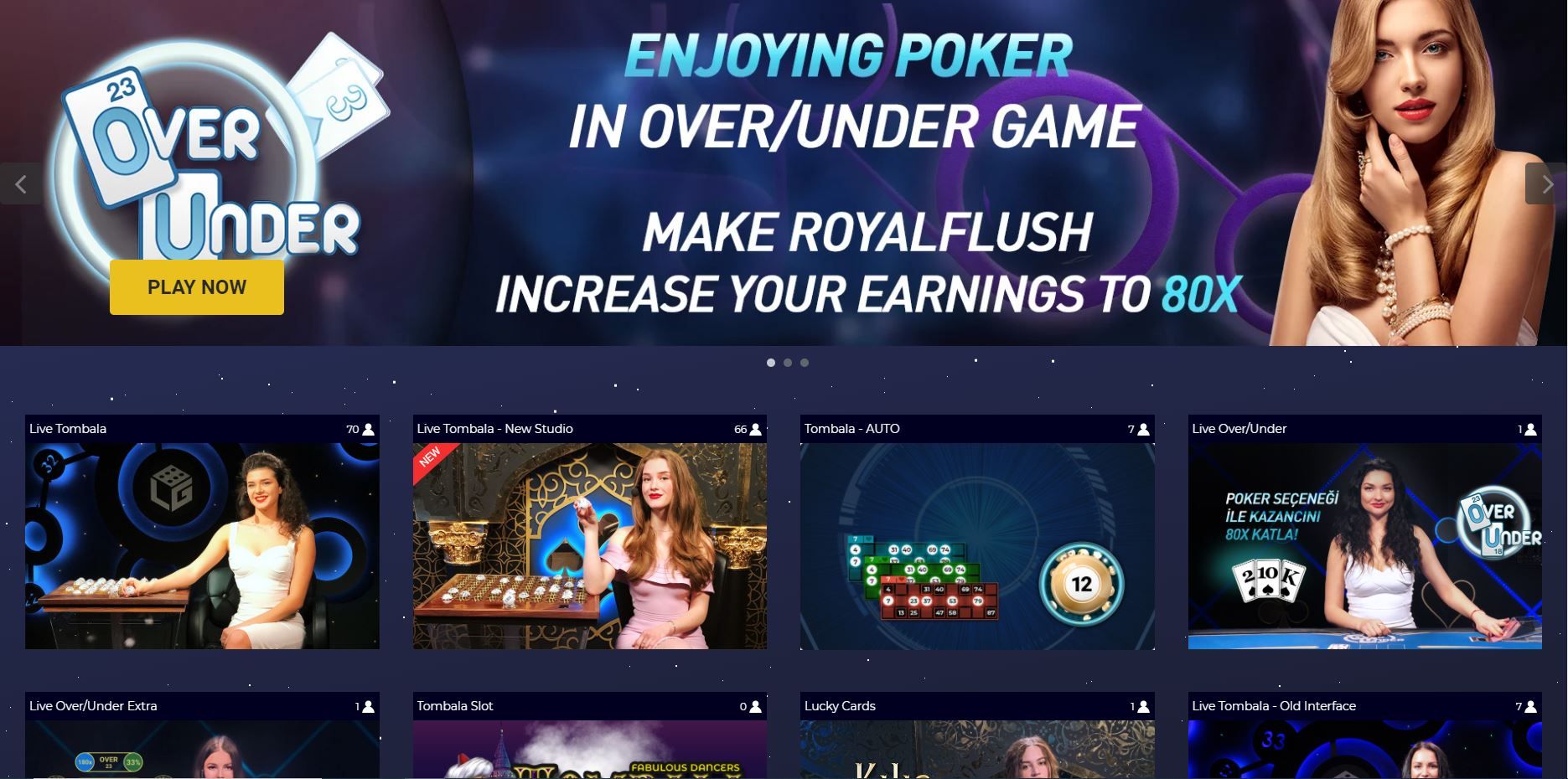 Live Games room
